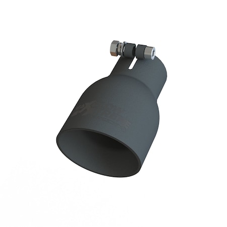 Speedfx EXHAUST TIPS 212 Inch Inlet 4 Inch Outlet 304 Stainless Steel Round Angle Cut Double Wall Con TB112540